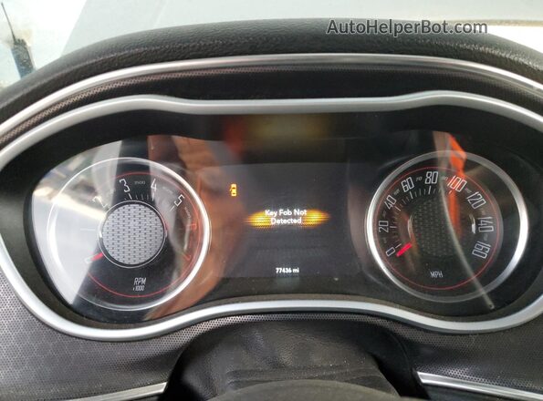2C3CDZBT2HH513193 2017 DODGE CHALLENGER Белый Вид щитка приборов