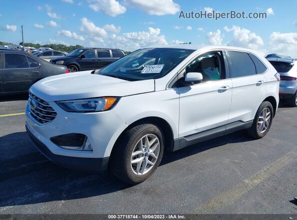 2FMPK3J9XMBA02510 2021 FORD EDGE Белый Передняя левая четверть