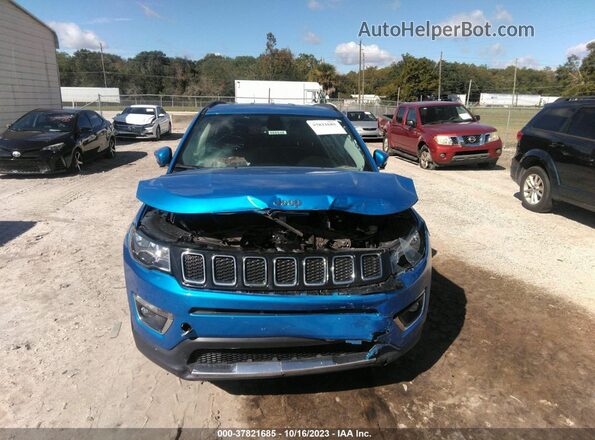 3C4NJCCB0LT187555 2020 JEEP COMPASS Blue ხელსაწყოთა პანელის ხედი