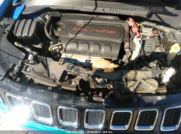 3C4NJCCB0LT187555 2020 JEEP COMPASS Blue უკანა ხედი