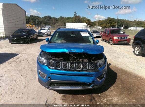 3C4NJCCB0LT187555 2020 JEEP COMPASS Blue წინა ხედი