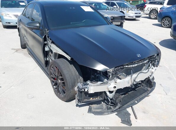 55SWF8HB6KU306667 2019 MERCEDES-BENZ C-CLASS Black Vista frontal