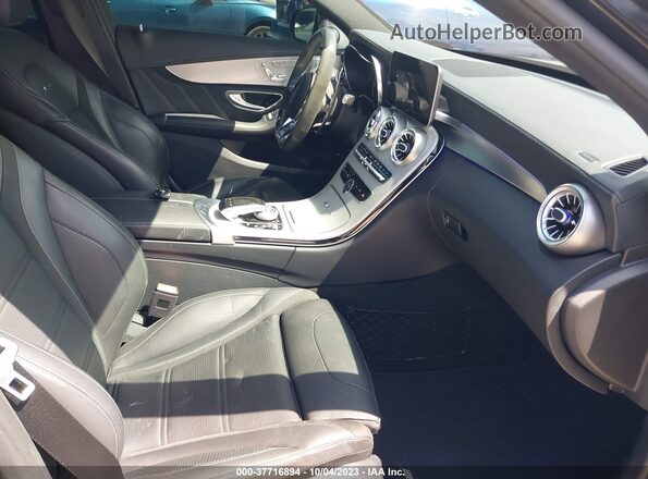 55SWF8HB6KU306667 2019 MERCEDES-BENZ C-CLASS Black Vista interior delantera