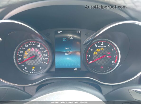 55SWF8HB6KU306667 2019 MERCEDES-BENZ C-CLASS Black Vista de los asientos traseros