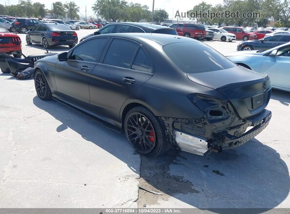 55SWF8HB6KU306667 2019 MERCEDES-BENZ C-CLASS Black Trasero izquierdo