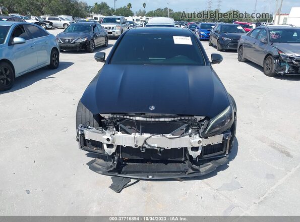55SWF8HB6KU306667 2019 MERCEDES-BENZ C-CLASS Black Vista interior trasera