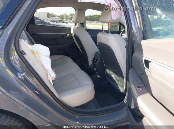 5NPEH4J20LH028748 2020 HYUNDAI SONATA Бежевый Вид наклейки с VIN-кодом
