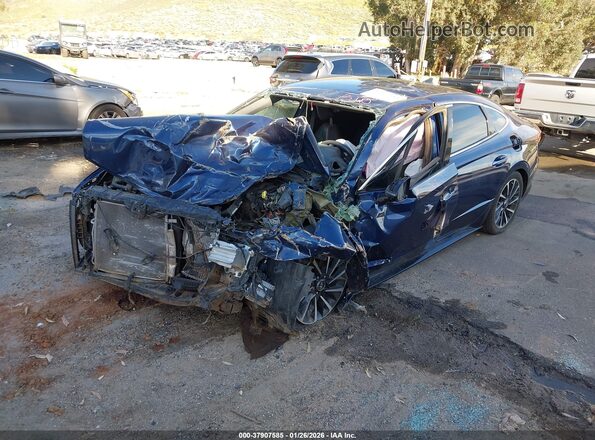 5NPEJ4J20LH003787 2020 HYUNDAI SONATA Blue 