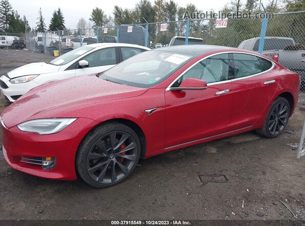 5YJSA1E40KF332564 2019 TESLA MODEL S Red 