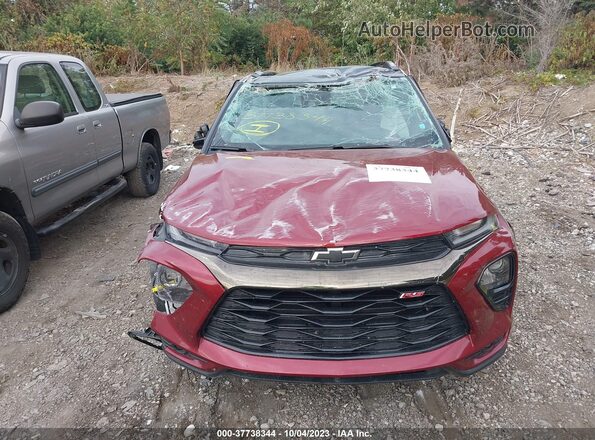 KL79MTSL3PB014409 2023 CHEVROLET TRAILBLAZER Красный Вид щитка приборов