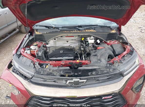 KL79MTSL3PB014409 2023 CHEVROLET TRAILBLAZER Красный Вид сзади