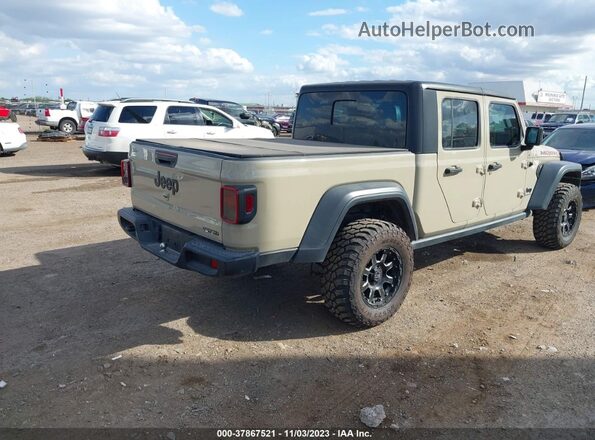 1C6HJTAG2LL203480 2020 JEEP GLADIATOR Кремовый Задняя правая четверть