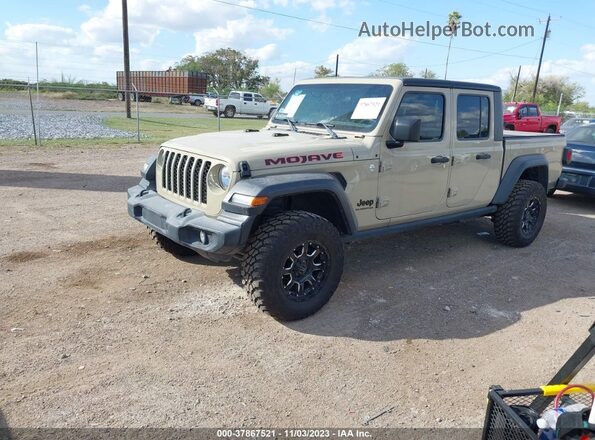 1C6HJTAG2LL203480 2020 JEEP GLADIATOR Кремовый Передняя левая четверть