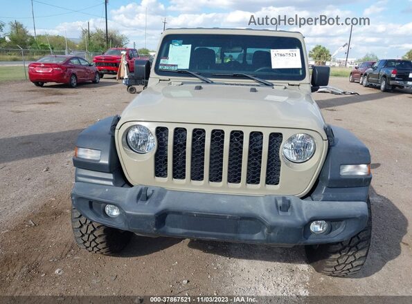 1C6HJTAG2LL203480 2020 JEEP GLADIATOR Кремовый Вид щитка приборов