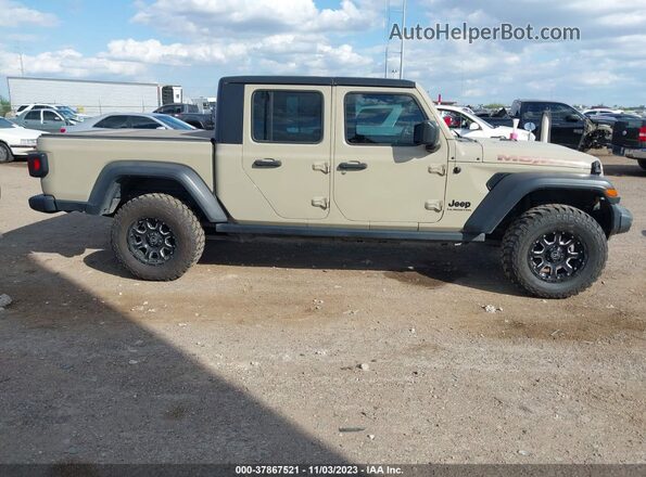 1C6HJTAG2LL203480 2020 JEEP GLADIATOR Кремовый Вид задней части салона