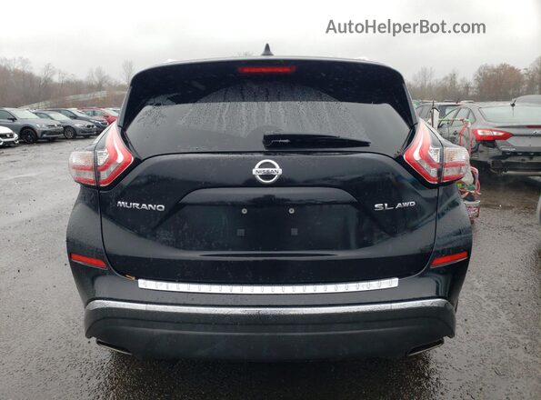 5N1AZ2MH2HN184115 2017 NISSAN MURANO Black Հետևի տեսք