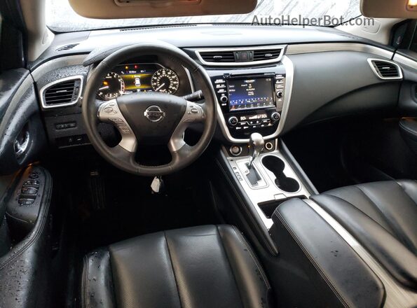 5N1AZ2MH2HN184115 2017 NISSAN MURANO Black Առջևի վահանակի տեսք