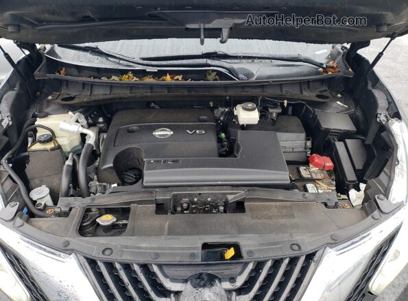 5N1AZ2MH2HN184115 2017 NISSAN MURANO Black Շարժիչի բաժամունքի տեսք