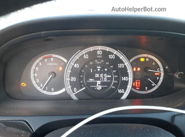 1HGCR2F31HA288991 2017 HONDA ACCORD White Вид щитка приладів