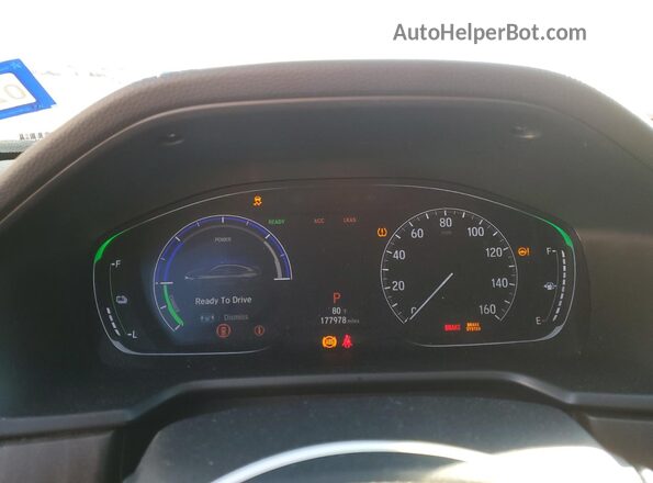 1HGCV3F93JA005762 2018 HONDA ACCORD Gray Instrument cluster view