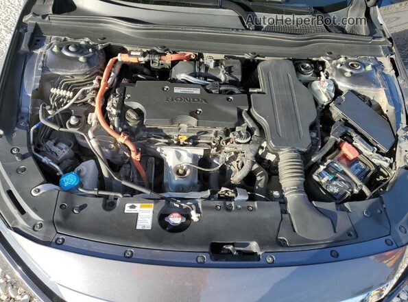 1HGCV3F93JA005762 2018 HONDA ACCORD Gray Rear interior view