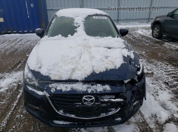 3MZBN1K70HM101975 2017 MAZDA 3 Blue ხელსაწყოთა პანელის ხედი
