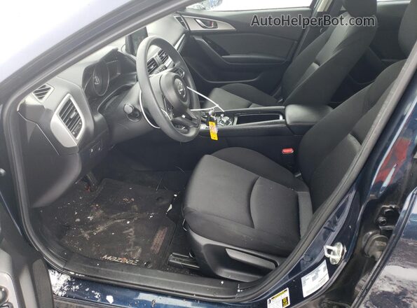 3MZBN1K70HM101975 2017 MAZDA 3 Blue VIN კოდის სტიკერის ხედი
