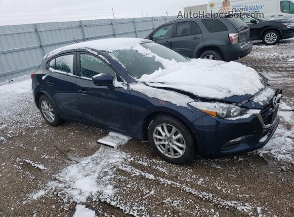 3MZBN1K70HM101975 2017 MAZDA 3 Blue წინა სალონის ხედი