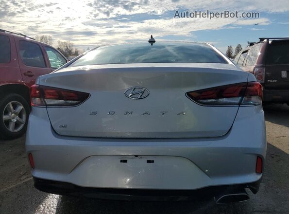 5NPE24AF2KH755909 2019 HYUNDAI SONATA Silver Հետևի տեսք