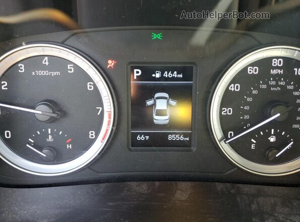 5NPE24AF2KH755909 2019 HYUNDAI SONATA Silver Սարքավորումների վահանակի տեսք