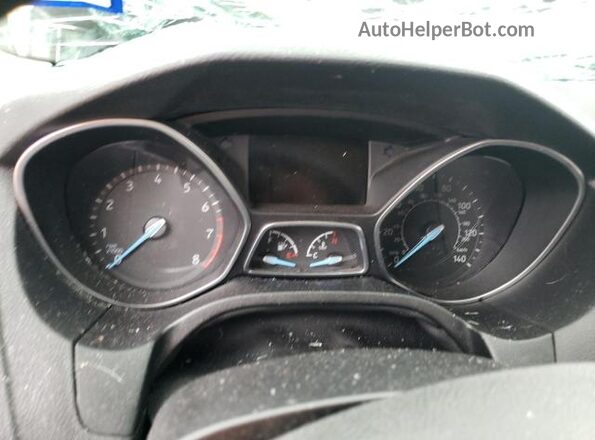 1FADP3K22HL333345 2017 FORD FOCUS Gray Widok zestawu wskaźników