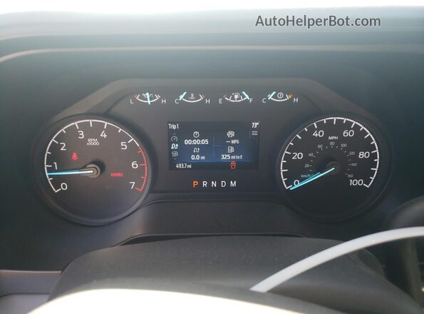 1FT7X2BA1PEE17247 2023 FORD F250 Белый Вид щитка приборов