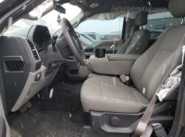 1FTEW1EB9KKF08124 2019 FORD F150 Black Front interior view
