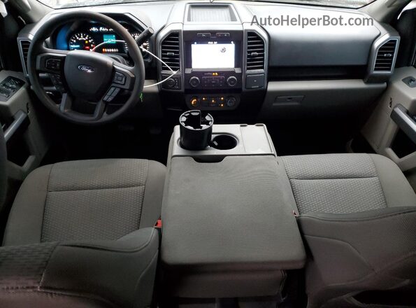 1FTEW1EB9KKF08124 2019 FORD F150 Black Dashboard view
