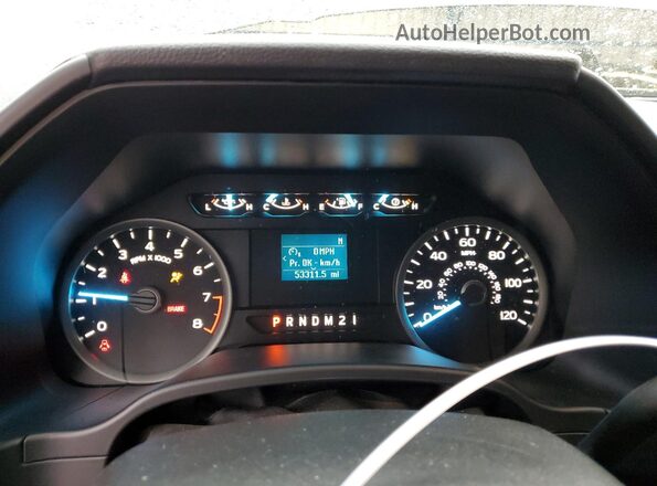 1FTEW1EB9KKF08124 2019 FORD F150 Black Instrument cluster view