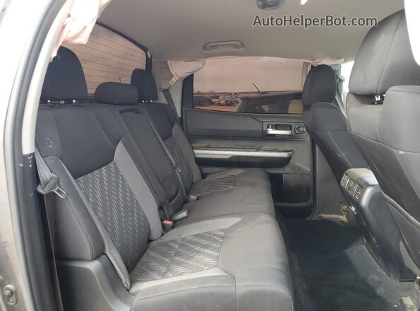 5TFEM5F13KX141971 2019 TOYOTA TUNDRA Gray Vista de los asientos traseros