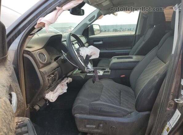 5TFEM5F13KX141971 2019 TOYOTA TUNDRA Gray Vista interior delantera