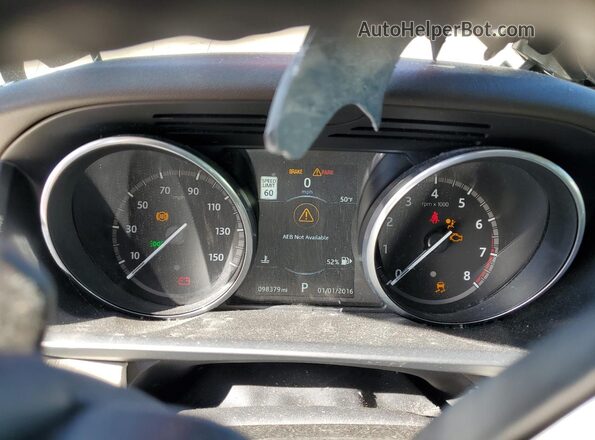 SALRHBBV1HA047377 2017 LAND ROVER DISCOVERY Черный Вид щитка приборов