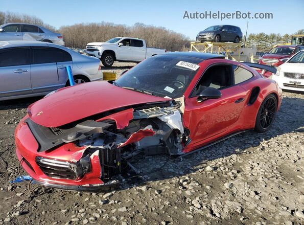 WP0AD2A9XJS156456 2018 PORSCHE 911 Red Rear left