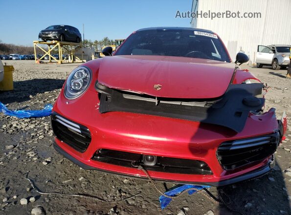 WP0AD2A9XJS156456 2018 PORSCHE 911 Red Rear seats view