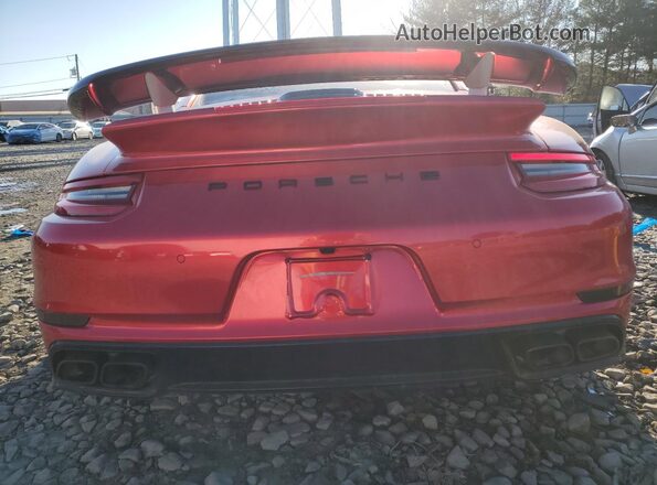 WP0AD2A9XJS156456 2018 PORSCHE 911 Red Engine compartment view