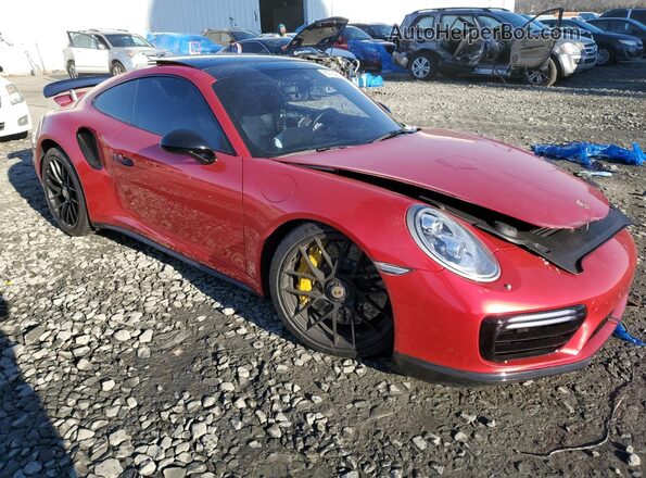 WP0AD2A9XJS156456 2018 PORSCHE 911 Red Dashboard view