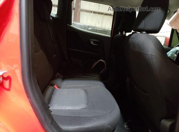 ZACCJBBB2HPG09889 2017 JEEP RENEGADE Red Вид задніх сидінь
