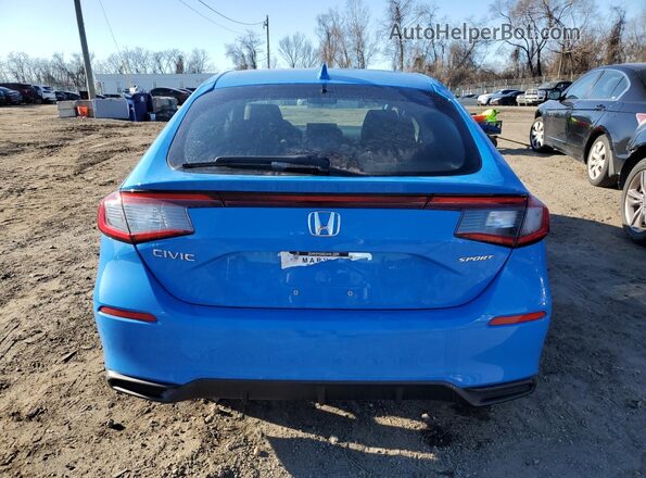 19XFL2G80RE005079 2024 HONDA CIVIC Blue Widok z tyłu