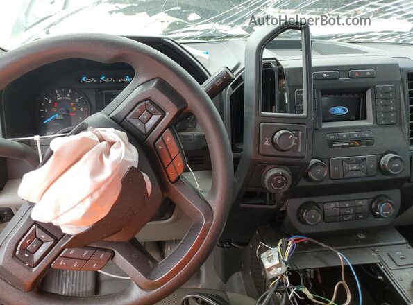 1FTEW1E51KFA68189 2019 FORD F150 Black ხელსაწყოთა პანელის ხედი