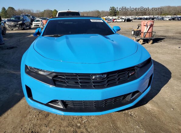 1G1FB3DX1N0104767 2022 CHEVROLET CAMARO Blue ხელსაწყოთა პანელის ხედი