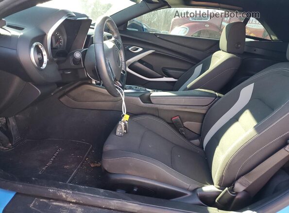 1G1FB3DX1N0104767 2022 CHEVROLET CAMARO Blue VIN კოდის სტიკერის ხედი