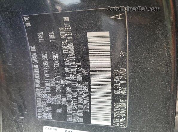 2T2HZMAA7MC189616 2021 LEXUS RX Black 
