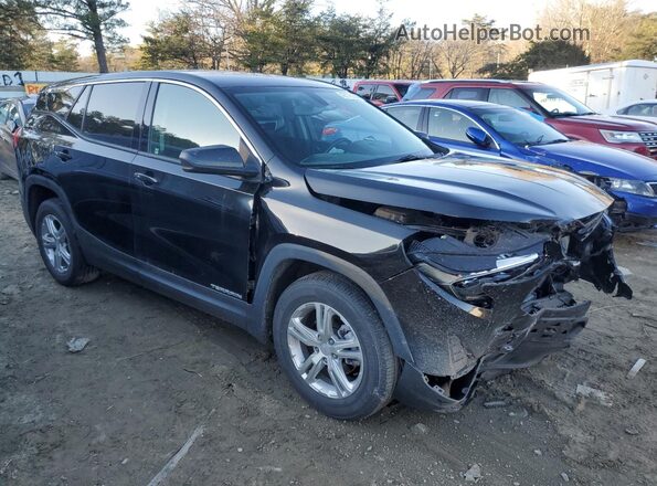 3GKALMEV6KL255561 2019 GMC TERRAIN Черный Передняя правая четверть