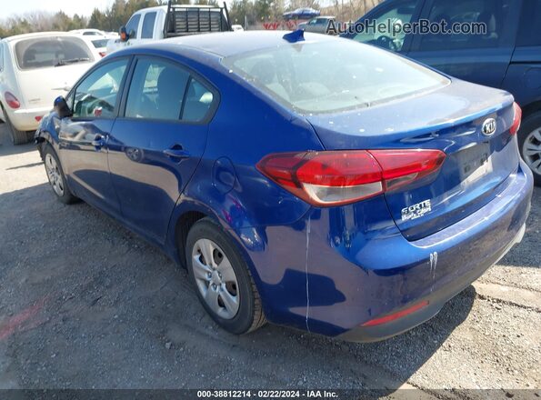 3KPFL4A74JE164283 2018 KIA FORTE Blue უკანა მარცხენა